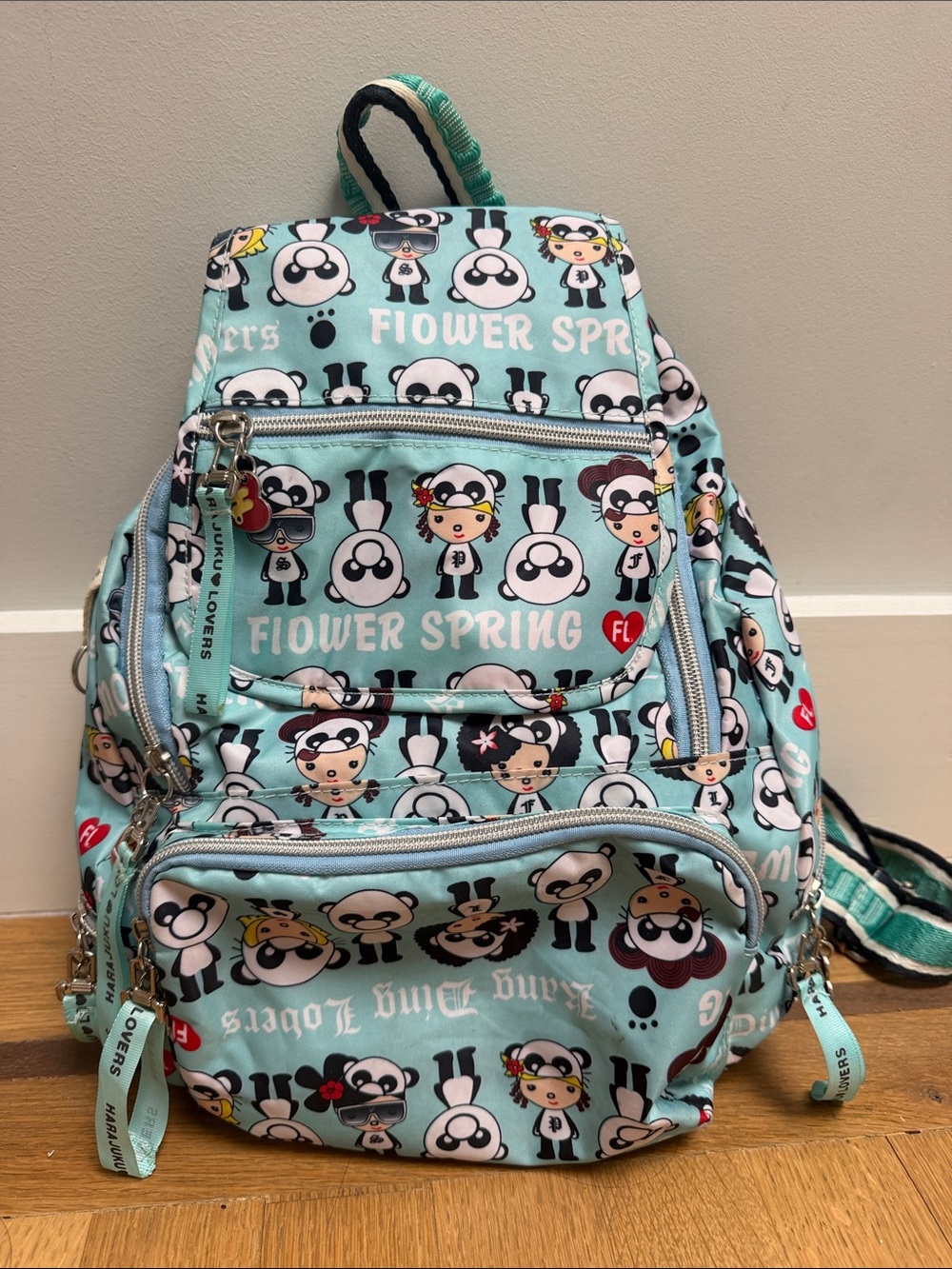 Blue Harajuku Lovers Backpack
